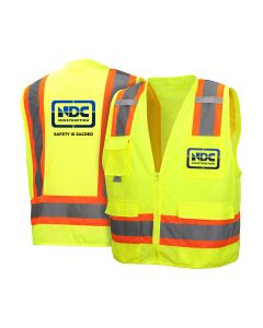 Radians - Class 2 Solid Front with Mesh Back Safety Vest