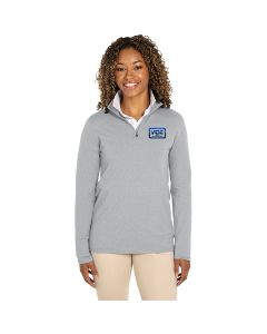 Charles River - Women's Heathered Eco-logic Stretch Quarter-Zip