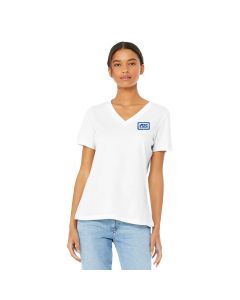 Bella + Canvas - Women's Relaxed Short Sleeve Jersey V-Neck Tee