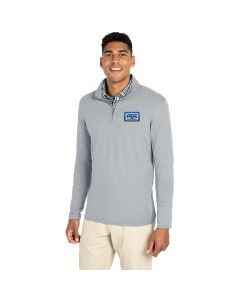 Charles River - Men's Heathered Eco-logic Stretch Quarter-Zip