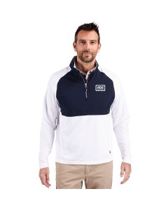 Cutter & Buck - Mens Adapt Eco Knit Hybrid Recycled Quarter Zip