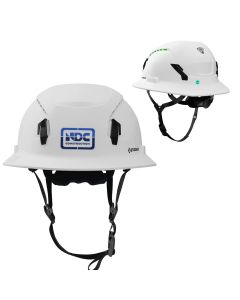 White - Studson Full Brim Vented Type 2/Class C Safety Helmet 